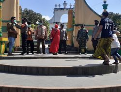 Koramil 0827/01 Kota Sumenep Ikut Siaga di Pos Pantau Wisata Religi Asta Tinggi