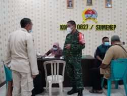 Vaksinasi Purnawirawan dan Ibu Persit KCK Cab XLVI Tahap I di Kodim 0827 Sumenep