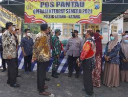 Dandim 0827 Sumenep Tinjau Langsung Posko Penyekatan Tempat Wisata