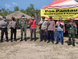 Pasca Lebaran, Babinsa Saronggi Antisipasi Kerumunan Massa di Objek Wisata E-Kashogi