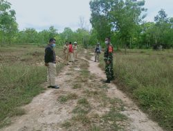 Danramil 0827/14 Batang-Batang Hadir Monitoring Evaluasi DD/ADD tahap I TA 2021