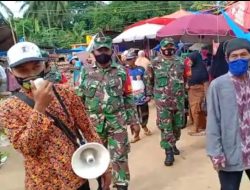 Babinsa Gapura Inten Imabau Prokes Covid-19