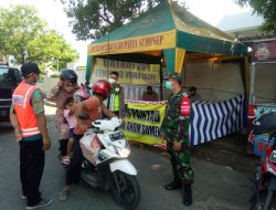 Kegiatan Rutinitas Pengamanan Pos Pantau Di Pasar Anom Kota Sumenep