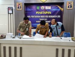 DPMD Sumenep Tandatangani Indek Desa Membangun
