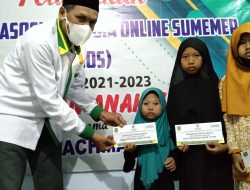 Pelantikan Pengurus AMOS, Baznas Sumenep Hadir Santuni Anak Yatim