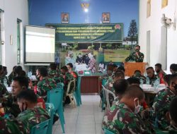 Anggota Kodim 0827 Sumenep Penyuluhan P4GN di Aula Makodim