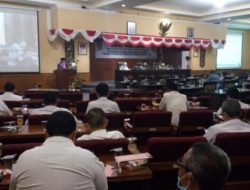 DPRD Sumenep Gelar P2U Fraksi Nota Penjelasan Bupati Raperda TA 2020