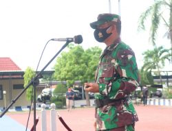 Dandim 0827 Sumenep Pimpin Apel Pasukan Disiplin PPKM Darurat Covid-19