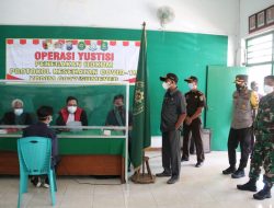 Perketat PPKM Darurat, Kodim 0827/Sumenep Gelar Ops Yustisi Gabungan di Makodim