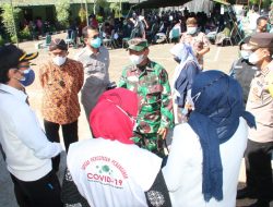 Hari Ke – 2 Serbuan Vaksinasi Kodim 0827/Sumenep, Sasar 1100 Warga