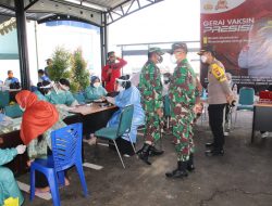 Pastikan Percepatan Vaksinasi, Dandim 0827/Sumenep Tinjau Gerai Vaksin di Polres