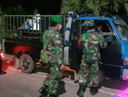 Jelang Lebaran Idul Adha, Babinsa Koramil Pragaan bersama Tim Gabungan Sekat Perbatasan Pamekasan-Sumenep