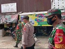 Babinsa Koramil 05 Lenteng Operasi Yustisi Penerapan Prokes