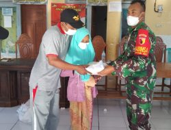 Distribusi Bantuan Beras Tepat Sasaran Oleh Babinsa Koramil 0827/21 Raas