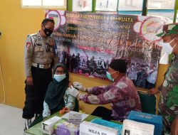 Vaksinasi Sasar Masyarakat Nelayan di Wilayah Koramil 0827 Raas