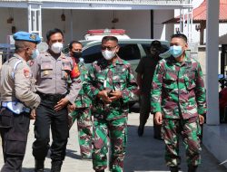 Serbuan Vaksinasi di Balai Desa Kebunagung,  di Pantau Langsung Dandim 0827 dan Kapolres Sumenep