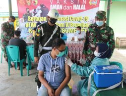 Kasdim 0827 Sumenep Pimpin Langsung Percepatan Vaksinasi di Makodim