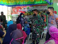 Pantau Vaksinasi Hingga Ke Kecamatan Batu Putih, Dandim 0827/Sumenep Terus Ajak Warga