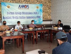 Amos Gelar FGD Dengan Tema “Program POKIR, Siapa Diuntungkan”