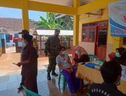 Babinsa Kejar Target Pencapaian Vaksinasi di Wilayah Sumenep