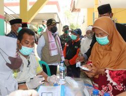 Bersama Forkopimda, Dandim 0827/Sumenep Kunjungi Serbuan Vaksinasi di Kepulauan Giligenteng