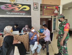 Demi Terciptanya Herd Immunity, Danramil 0827/01 Kota Terjun Langsung Laksanakan Razia Vaksin