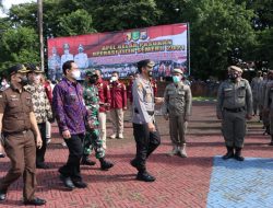 Jelang Natal dan Tahun Baru, Dandim Hadiri Apel Gelar Operasi Lilin dan Semeru Tahun 2021