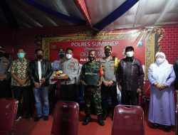 Dandim 0827/Sumenep Bersama Forkopimda Pantau Pengamanan Malam Tahun Baru 2022