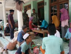 Di Hari Libur Pendampingan Vaksin Terus dilakukan Oleh Babinsa