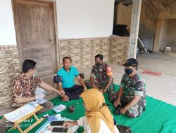 Serda Subaidi Bersama Tim Nakes Turun Kerumah – Rumah Warga Untuk Laksanakan Vaksinasi