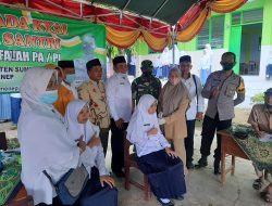 Babinsa Koramil 0827/07 Guluk-Guluk Kawal  Vaksinasi Di Ponpes Ainul Falah