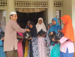 Lembaga Penyaluran Zakat Bekerjasama Ponpes Al-Uswah Tahfiz Hafal Al-Qur’an Lalangon Berbagi Sembako