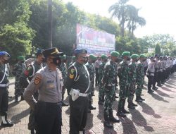 Dandim 0827/ Sumenep Bersama Forkopimda Menghadiri Apel Gelar Pasukan Pamor Keris di Polres