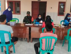 Monitoring Vaksin Oleh Babinsa Koramil 0827/03 Manding