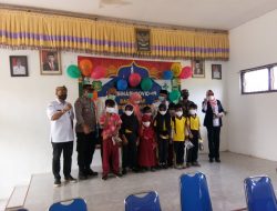 Kerja Keras Babinsa Ganding Kawal Vaksinasi Anak Usia 6 -11 Tahun di SDN Daleman 1