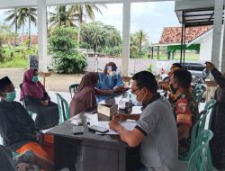 Babinsa Lenteng Bersama 4 pilar Masifkan Testing-Tracing di Desa Lembung Timur