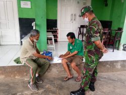 Cegah Penyebaran Covit 19 Nakes Dari Jajaran Kodim 0827/Sumenep Melaksanakan Pendataan Dan Vaksinasi