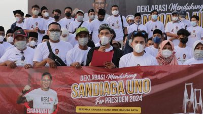 Optimis Ciptakan Lapangan Kerja, Relawan di Madura Dukung Sandiaga Presiden 2024