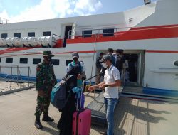 Operasi Tertib Prokes  Babinsa di Pelabuhan Penyebrangan
