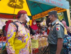 Dandim 0827/Sumenep Menghadiri Pembukaan Pasar Murah Ramadhan 1443 H