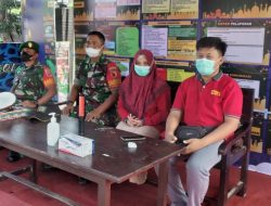 Jaga Keamanan Dan Ketertiban, Babinsa Melaksanakan  Pengamanan di Pos Pam Mudik Lebaran