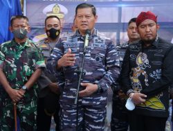 Dandim 0827/Sumenep Bersama Forkopimda Sambut Kunjungan KASAL di Kabupaten Sumenep
