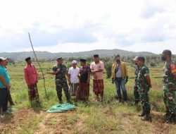 Silaturahmi Dandim 0827/Sumenep Bersama Kelompok Tani Tinjau Lahan Rancana Tanam Cabe