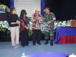 Dandim 0827/Sumenep Hadiri Sertijab Dan Pemotongan Pita Melati Ruang Rapat Jokotole LPP RRI Sumenep