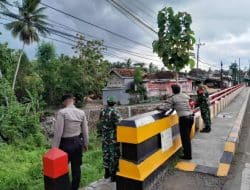 Babinsa Koramil Pragaan Lakukan Patroli Siang Hari Daerah Rawan Bencana Alam