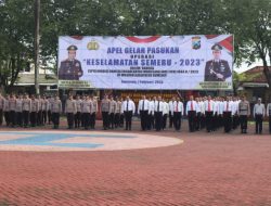 Dandim 0827/Sumenep Hadiri Apel Gelar Pasukan Ops Keselamatan Semeru 2023