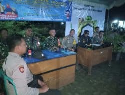 Danramil 0827/18 Kangean Turun Langsung Pos Pam Ketupat Semeru di Pos Terpadu