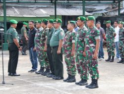 Pasipers Pimpin Apel Makodim Pasca Cuti Hari Raya Idul Fitri 1444 H