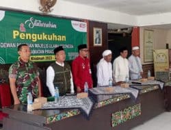 Ws. Danramil Pragaan Hadiri Pengukuhan Pengurus Dewan Majelis Ulama Indonesia