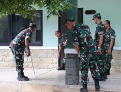 Tim Wasrik Itjenad Cek Renovasi Bangunan Kodim 0827 Sumenep